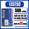 Sim 4G/5G Mobifone 12GT50 tặng 5gbtháng xem youtube không giới hạn gói cước 1 năm