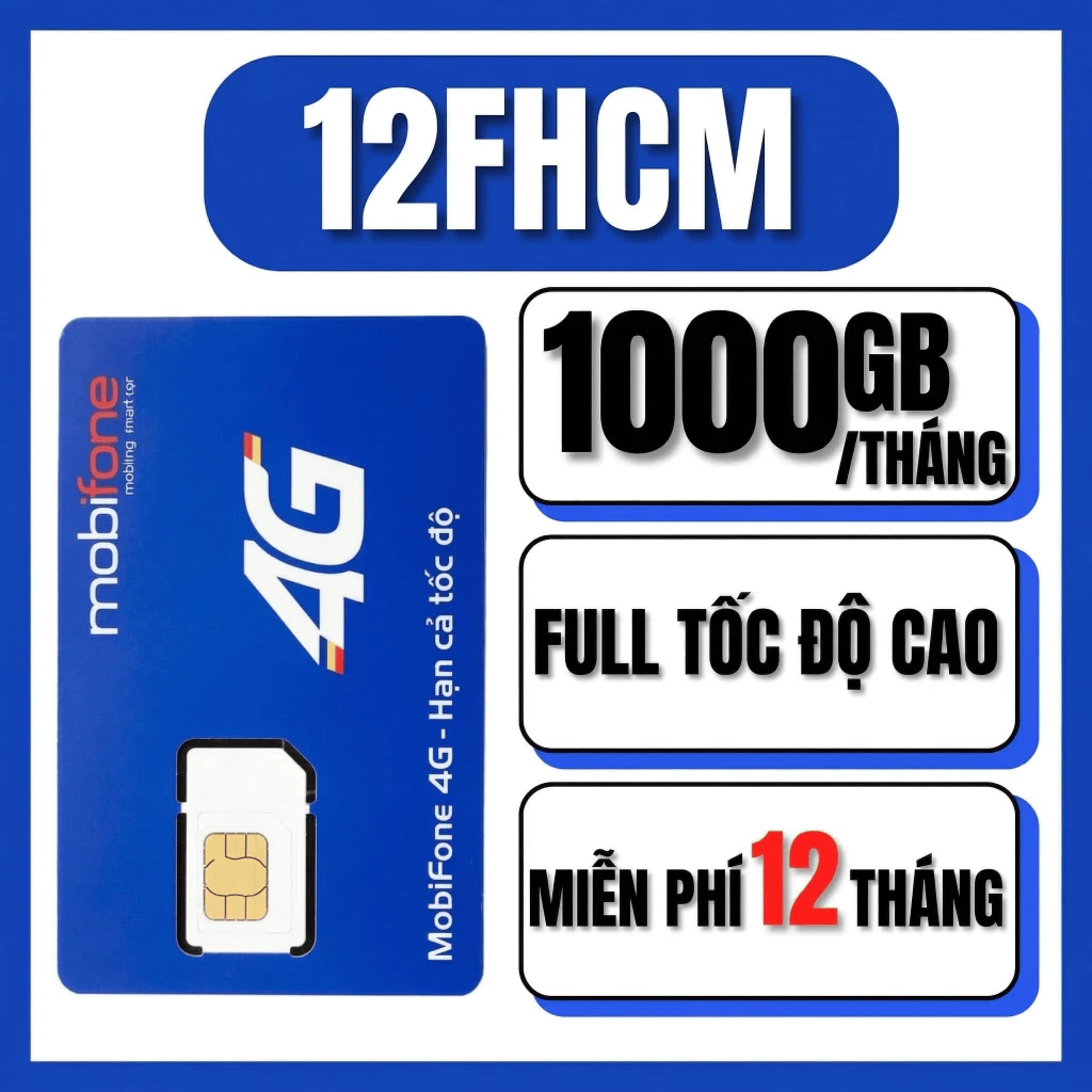 Sim data 1000GB 1 tháng, truy cập internet tốc độ cao, phù hợp xem phim, livestream, làm việc online