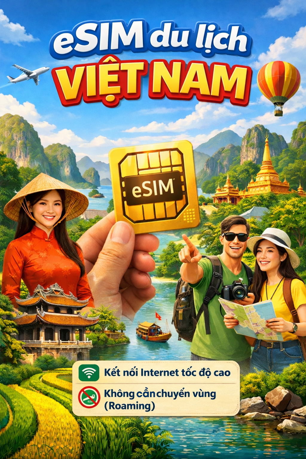 eSIM Du Lịch Việt Nam